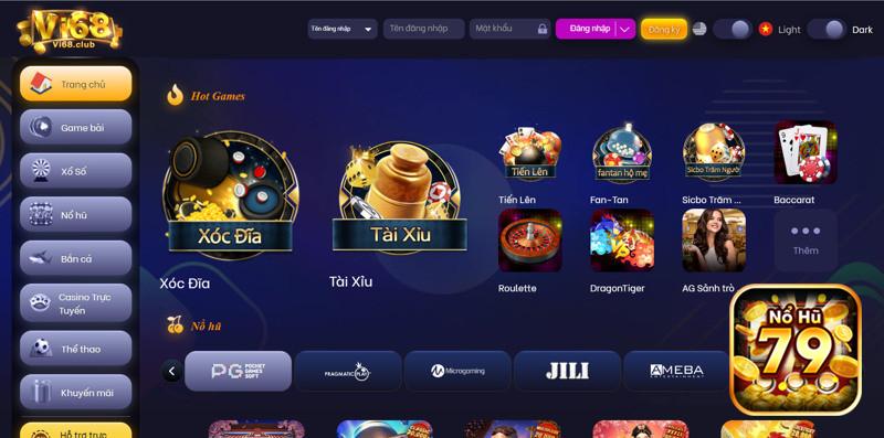 Số lượng game giải trí tại Vi68 là điều bạn không phải lo lắng